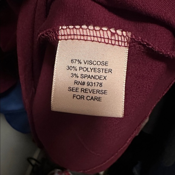 Philosophy NWT Burgundy Ruffle Long Sleeve Dress - Picture 4 of 4